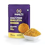 Sugar.Fit Active Guilt-Free Bhujiya, 150 Grams 100% Roasted Snacks For Diabetes, No Palm Oil Snacks, Sugar Free Healthy Diet Snacks For Adults, Crunchy Indian Flavour, High Protein, Low Gi Bhujia- Amazon