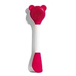 Gleva Double-Headed Facial Massage Brush, Deep Pore Cleansing, Skin Exfoliator Brush, Face Mask Mud & Clay Applicator, Soft and Flexible Silicone Brush, Lips Face Cleansing Exfoliating Brush, Cosmetic Tools (Rose)- Amazon