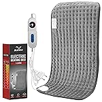 Slovic Electric Heating Pad for Pain Relief [X-Large] | Electric Heating Pad for Periods Cramp | Heating Pad for Back Pain Electric | Orthopedic Knee Heating Pad | Heating Belt- Amazon