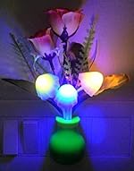 Black Olive Flowers Beautiful Illumination Home Decoration Lights Fancy Colour Changing LED Mushroom Night Light with Sensor-Kunju LampRomantic Baby Bedroom Foyer Night Lamp (18 cm, Multicolor)- Amazon