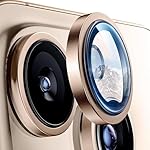 GadgetBite Camera Lens Protector for iPhone 16 Pro (6.3″) & iPhone 16 Pro Max (6.9″), Tempered Glass Lens Ring Cover Fit- Amazon