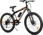 LEADER Beast MultiSpeed Bike with FS & DD Brake 26 T Mountain Cycle  (7 Gear, Black, Only Front Suspension)- Flipkart