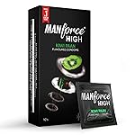 18+ Manforce High Kiwi Paan Flavoured Condoms for Men | 10 pcs | Ultra Thin Condom | Lubricated Latex Condoms | India’s No. 1* Condom Brand- Amazon