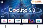 Coocaa 80 cm (32 inch) HD Ready LED Smart Coolita TV 2024 Edition with Dolby Audio and Eye Care Technology  (32S3U Plus)- Flipkart