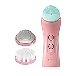 HAVELLS Skin Care Cordless 2-in-1 Facial Cleanser (6 Operation Modes, SC5070, Pink)- Croma