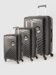 Wildcraft Set of 3 Onyx Lite Trolley Suitcases – Cabin Medium & Large- Myntra