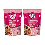 Yogabar Muesli Fruits, Nuts & Seeds | 700g Pack of 2 | 93% Whole Grains + Dried Fruits + Seeds | Protein-Rich Gluten-Free Breakfast Cereal | No Added Sugar | Healthy Granola- Amazon