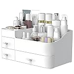 Stewit Makeup Organizer with Drawers,Large Capacity Countertop Organizer for Vanity,Bathroom and Bedroom Desk Cosmeticsn Organizer- Amazon