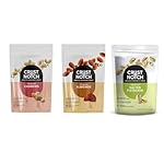 CrustNotch Mixed Dry Fruits Gift Box (Cashews Kaju, Almonds Badam, Pistachios Pista) 250gm Each | Festive Celebrations Hamper | Nuts- Amazon