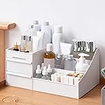 ALOXE Cosmetic Organizer Box Drawers Storage Plastic Stationary Box | Make Up Organiser For Women- Amazon
