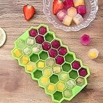 FLOSSYMART ice Tray for Freezer, Honeycomb 37 Cavity Ice Cube Tray, Small Silicone Moulds ice Cube Trays for Freezer,ice Tray,Chocolate Cake Maker, Ice Trays- Amazon