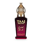 Bella Vita Luxury TAAJ Gold Oud Attar with Caramel, Rose, Jasmine & Orris- Amazon