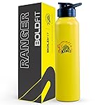 Boldfit Chennai Super Kings (Csk) Official Merchandise Water Bottles Stainless Steel Water Bottle 1 Litre Bottles For Home, Gym 1 Litre Water Bottle Leakproof, Rust Free Steel Bottle -1000 Ml Yellow- Amazon