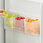 Xiran Fridge Storage Boxes, Fridge Organizers Storage Box Set, Freezer Storage Containers, Side Door Refrigerator Organiser, Fridge Storage Baskets- Amazon