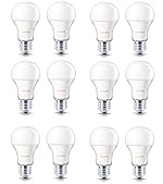 PHILIPS E27 7-Watt LED Bulbs WW (Pack of 12, Warm White)- Amazon