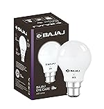 Bajaj Eye Care Led Lamp 9W 5000K B22 | Flicker Control | 2 Star Rated | Energy Effecient | Blue Light Reduction | Long Life & 220 Volts | 1 Year Warranty (Pack Of 1, White)- Amazon