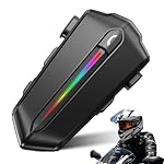 EDYELL C5S Motorcycle Bluetooth Headsets, Wireless Dual Earphone On-Ear Helmet Bluetooth V5.4, HD Calling and HiFi Music, IP67 Waterproof Helmet Bluetooth Headset, Compatible with All Helmets- Amazon