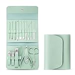 Multibrite Manicure Set Nail Clipper Kit – 16 Pieces Stainless Steel Manicure Kit, Nail Care Tools for Hand & Feet, Nail Clippers Pedicure Professional Grooming Kits- Amazon