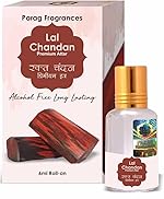 Parag Fragrances Real and Natural Lal Chandan (Red Sandalwood) Attar For Personal and Religious Use (Lal Chandan)- Amazon