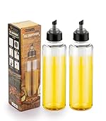 E-COSMOS Oil Dispenser 1 Litre Cooking Oil Dispenser Bottle Oil Container Kitchen Accessories Items Kitchen Tools (Pack of 2-1000 ml)- Amazon