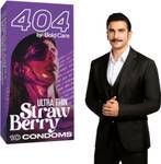 18+ Bold Care 404 Ultra Thin Strawberry Flavored Condoms Condom  (10 Sheets)- Flipkart