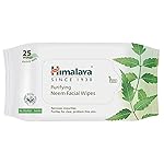 Himalaya Purifying Neem Facial Wipes, 25 Count- Amazon