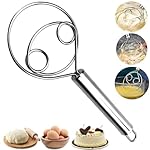 Multifunctional Effortless Stainless Steel Dough Mixer with Hanging Hole Durable Time-Saving Mixing Stick Baking Tools Egg Beater- Amazon