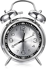 Alarm Clock for Heavy Sleepers Loud Clock for Adults, Metal 4 Inches Twin Bell Table Clock with Backlight Alarm Clocks- Amazon