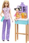 BARBIE Pediatrician Doll and Doctor Playset with Accessories, Purple Scrubs  (Multicolor)- Flipkart