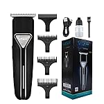 VGR V-008 Professional Rechargeable cordless Pro Self Haircut Hair Clipper, Beard trimmer with Stainless steel Blades USB Charging cable 3 Guide Combs- Amazon