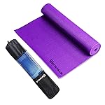 Strauss Multi-Purpose Yoga Mat with Carry Bag|Eco-friendly Anti-Slip Exercise & Fitness Yoga Mat for Men & Women|Home Gym Mat- Amazon
