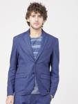 HIGHLANDER Men Solid Single Breasted Casual Blazer  (Blue)- Flipkart