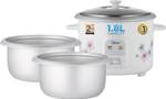 Midea MR-GM18HA-2 inner pot Electric Rice Cooker with Steaming Feature  (1.8 L, White)- Flipkart