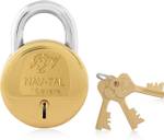 Godrej Nav-Tal 7 Levers 4 Keys Padlock  (Brass)- Flipkart