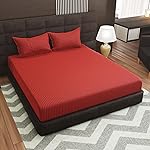 Danjor Linens Double Bed Queen Size 90″x100″ Sheets 200 TC – Including Pillowcases – Deep Pockets -Breathable, Soft, Wrinkle Free Microfiber Bed Sheets – Machine Washable Double Bed Sheets (Maroon)- Amazon