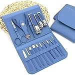 16-in-1 Stainless Steel Manicure & Pedicure Kit – Complete Nail Grooming Set with Clippers, Cuticle Trimmer & Travel Case – Professional Nail Care- Amazon