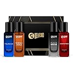 Beardo Perfumes Giftset For Men (Pack of 4 x 20ml) Whisky Smoke, Godfather, Tsunami and Black Musk | Long Lasting Perfume Musk & Woody Fresh Fragrance | Valentines day gift for husband | Gift for boyfriend | Gift- Amazon