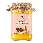Auric A2 Bilona Desi Cow Ghee 1 liter- Vedic Bilona Method -Traditional Curd Churned -Lab Tested – Danedar Ghee -Grass Fed Cow -Glass Jar- Amazon