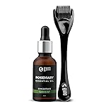 Beardo Rosemary Essential Oil, 15 ml & Derma Roller For Hair Growth 0.5 mm with 540 Chromium Needles |- Amazon