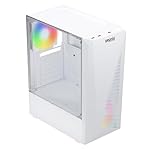 GEONIX Tempered_Glass X10 ATX Gaming Cabinet/Computer Case with 3 RGB Fans,2 USB 2.0 Slots,2 HDD Slots,USB 3.0 Slot,Ssd Slot,7 Expansion Pci Sockets(White)- Amazon