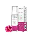 Vyom India Rose Water Toner Spray, Gulab Jal, 100% Pure extract of Rosa Damascena in Rose Water Mist Spray, Hydrating Toner, Tightens Pores, Organic, Natural, Herabal & Plant based -100ML- Amazon