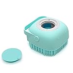 SARUPYA Silicone Body Scrubber with Soap Dispenser, Mint Green, Silicone Exfoliating Bath Brushes, Soft Body Exfoliator, Bath Loofah- Amazon