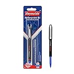Reynolds R5 RollerBall Pen SET – 1 PEN BLUE | Roller PEN WITH COMFORTABLE GRIP | BLUE ROLLER BALL PENS FOR WRITING | PEN FOR PROFESSIONALS | 0.5 mm TIP SIZE- Amazon