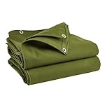 DURAPLAST TIRPAL 1000 GSM Canvas – Commercial Canva Tarpaulin Waterproof – Super Strong Military Grade, Industrial TADPATRI – UV Resistant TARP, RUSTPROOF Reinforced Eyelets- Amazon