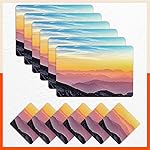Bathla Table Mats – Set of 6-45cm x 30cm PVC Table Placemats & Coasters- Amazon