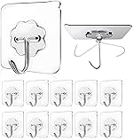 DALUCI Adhesive Wall Hook – Heavy Duty Wall Hanger Hook for Wall Hanging Without Drilling – Nail-Free Stainless Steel Sticker Hooks- Amazon