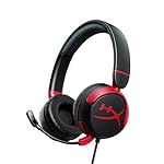 HyperX Cloud Mini – Wired On Ear Headset Compatible with PC, Chromebook, Nintendo Switch,PlayStation Controllers,Xbox Controllers,Phones,Laptops,Tablets,Tuck-Away Boom Mic,3.5Mm Jack,Black- Amazon