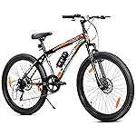 Leader Beast 26T Multispeed (7 Speed) Mountain Bike with Front Suspension & Dual Disc Brake – MATT Black/SEA Green. Ideal- Amazon