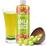 Boldfit Boldveda Amla Juice organic Rich in Vitamin C and Antioxidants,Supports Hair and Skin Health, Supports Metabolism and Immunity, Detox Drink- 1 Litre fresh juices- Amazon