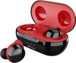PTron Bassbuds Evo Bluetooth  (Black, Red, True Wireless)- Flipkart